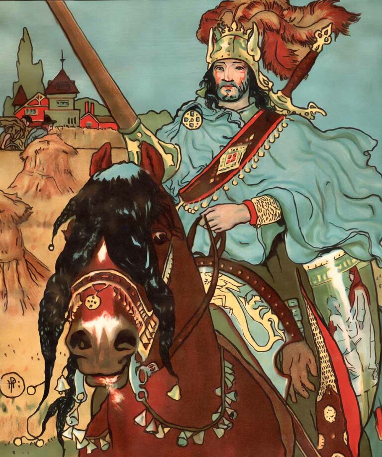Sir Lancelot Vintage Illustration