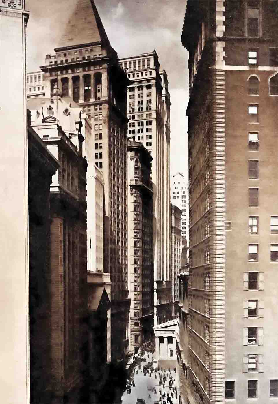 Vintage City Skyscrapers Image Websize