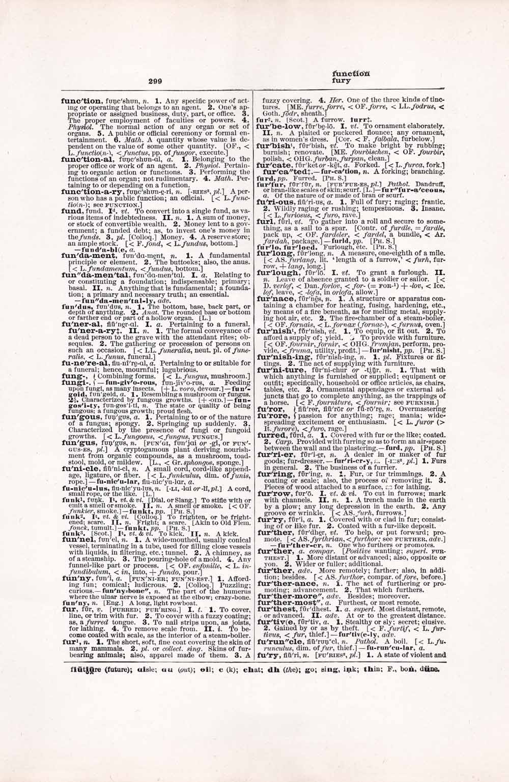 Vintage Dictionary Web 299