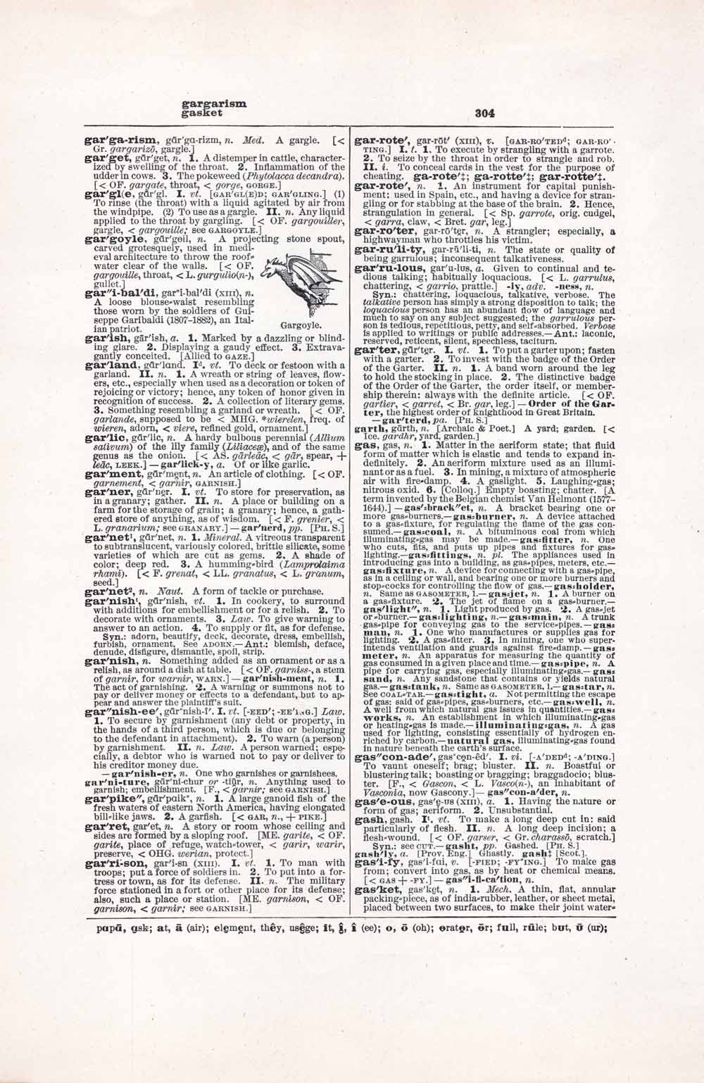 Vintage Dictionary Web 304