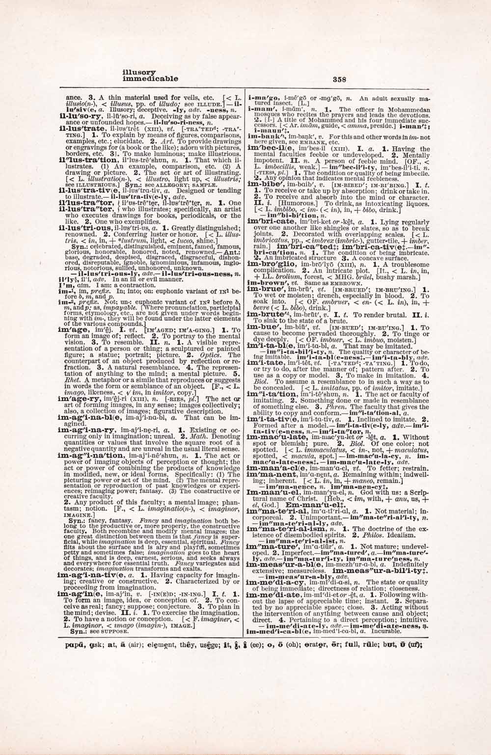 Vintage Dictionary Web 358