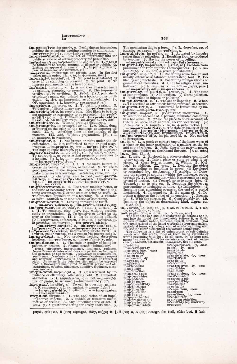 Vintage Dictionary Web 362