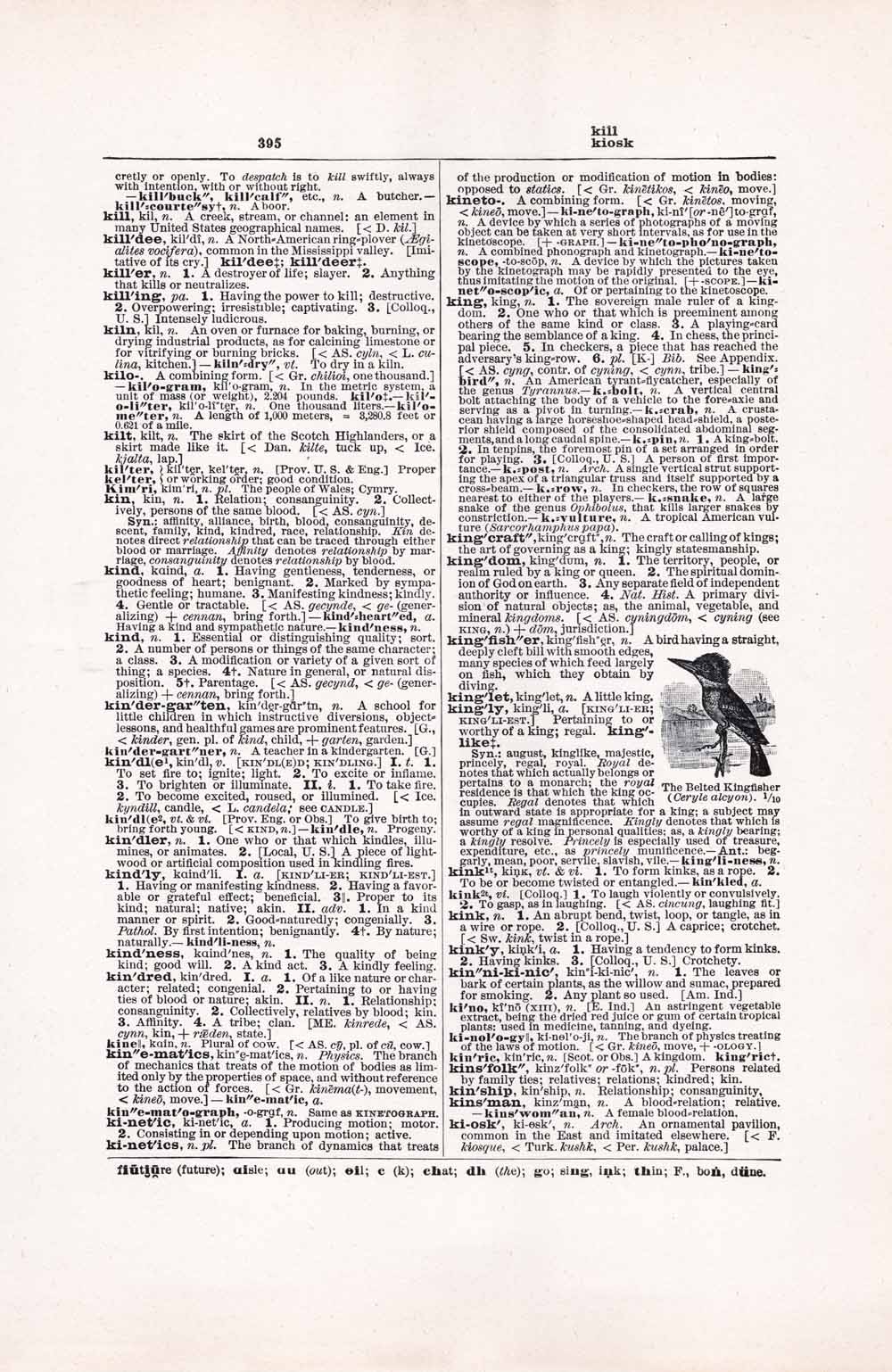 Vintage Dictionary Web 395