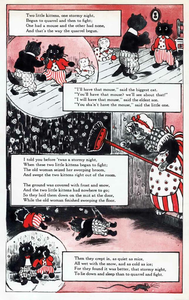 Kittens Fighting Nursery Rhyme Web