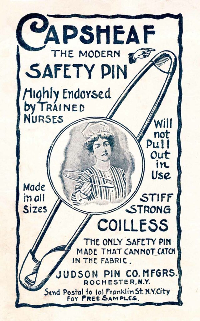 Safety Pin Advertisement Web